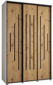 Skriňa 45 Canaris 12 160 biela/artisan/čierna