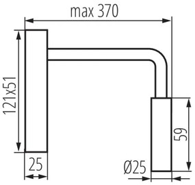 Kanlux 32523 - LED Flexibilná lampička TONIL LED/2,7W/230V biela