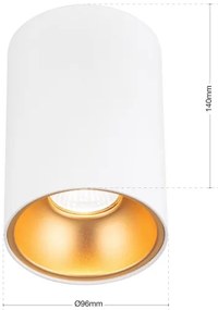 Orion - Bodové svietidlo STARLIGHT 1xGU10/50W/230V biela/zlatá