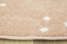 Detský koberec Lima C884A ružový / krémový