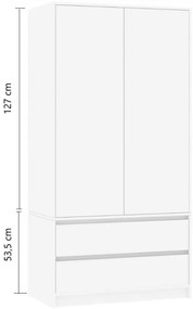 Detská šatníková skriňa B9 - DO NEBIES