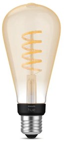 PHILIPS HUE Múdra LED filamentová žiarovka HUE, E27, ST72, 7W, 550lm, teplá biela-neutrálna biela