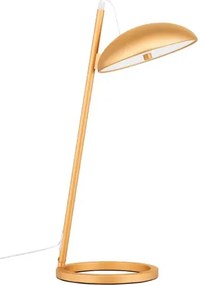 Dizajnová stolová lampa Flute zlatá