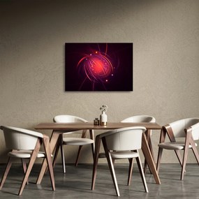Moderný sklenený obraz abstrakcie (70x50 cm)