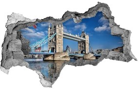 Fototapeta diera na stenu 3D Tower bridge v londýne nd-b-88558446