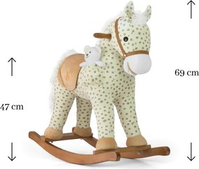 Hojdací koník Pony so sivými bodkami