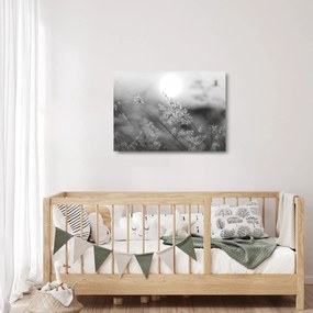 Sklenený obraz - Jesenná lúka (70x50 cm)