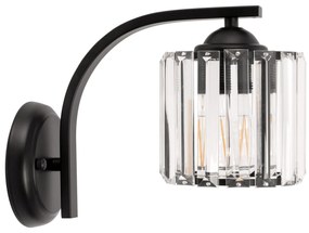 Toolight - Nástenná lampa 1xE27 APP512-1W, čierna, OSW-08558