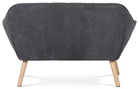 BONTEC Dvojmiestna pohovka, sivá, látka, AK-322 GREY2 Farba: Strieborná
