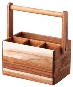 Stojan na príbor Agát 22,6 x 14,2 x 24,8 cm - FLOW Wooden - 593709