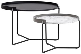 Skladací stôl Mandy Athracite, 2 ks