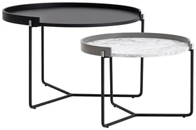 Skladací stôl Mandy Athracite, 2 ks