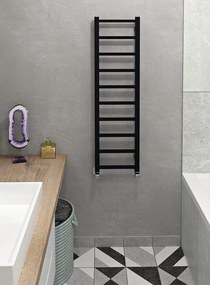 Sapho Sapho, METRO LIGHT vykurovacie teleso 400x1140 mm, čierna matná, IR445TB