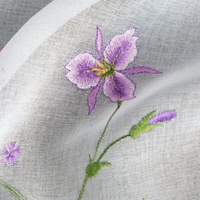 ZÁCLONA NA PÚTKACH INESA 350X120 CM KVETY