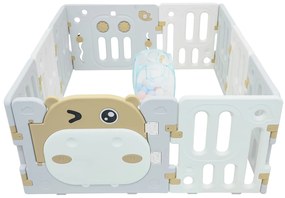 Modulárna ohrádka Hippo modrá pre deti ZOG.SQ-002 Farba: modrá