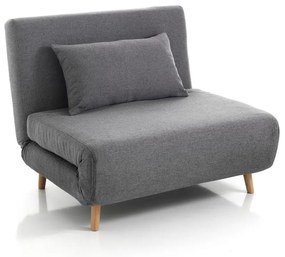 Sivé rozkladacie kreslo Tomasucci Shift