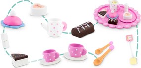 ISO Trade Drevená čajová súprava na hranie Montessori Ricokids RK-869