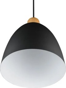 Luster Jagger 25 cm, čierny