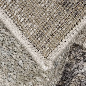 Oriental Weavers, Kusový koberec Castro Carved 5507/NQ2J, 120x170, šedá, kancelária