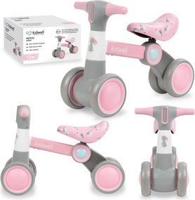 Mini balančný bicykel Kidwell PETITO Bunny – 2v1 vozítko, ľahký pre deti 12–36 m