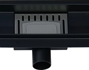 BPS-koupelny Sprchový odtokový žľab DL01 DELTA G4 HYD-2676 70 cm, čierny