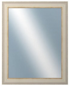 DANTIK - Zrkadlo v rámu, rozmer s rámom 80x100 cm z lišty GREECE biela (2639)
