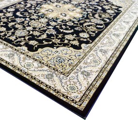 Koberec Shahrazad 4800 NAVY – námornícka modrá, obdĺžnik Rozmer: 80x150 cm