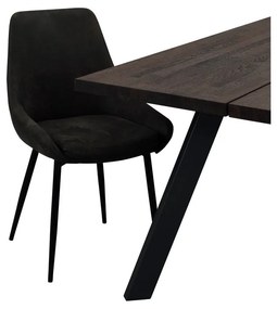 Tmavosivé jedálenské stoličky v súprave 2 ks Sierra – Rowico