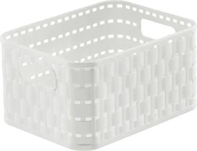 Úložný košík Country 2 l, biely%