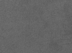 Rohová sedacia súprava Gisele, stredne šedá látka, ľavý roh