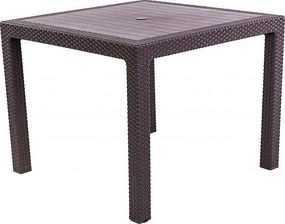 DEOKORK Záhradná ratanová zostava CRAZY MINI 1+2 (hnedá)