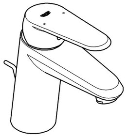 GROHE 3319020E - Umývadlová batéria EURODISC COSMOPOLITAN veľkosť S chróm