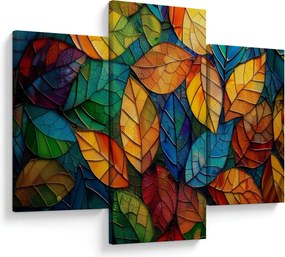 Obraz - Mozaika z listov (90x60 cm)