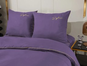 Dekorstudio Posteľné obliečky s výšivkou PBH-06 v fialovej farbe