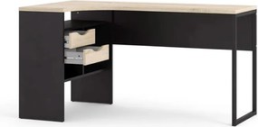 Písací stôl Felixa IV matná čierna/dub