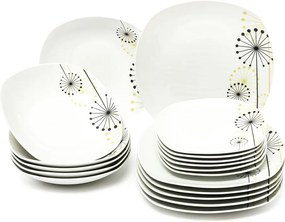 VANESA Jídelní souprava talířů z porcelánu 18dílná, MÄSER