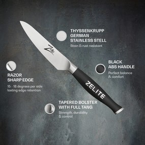 Comfort Pro, 4" nôž na lúpanie, 56 HRC, nehrdzavejúca oceľ