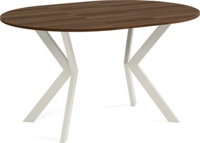 Okrúhly rozkladací jedálensky stôl DEVO Veľkosť: 90 - 128 cm