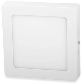 Ecolite Biely prisadený LED panel hranatý 170 x 170mm 12W Farba svetla: Teplá biela LED-CSQ-12W/2700
