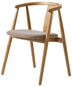 Béžová/v prírodnej farbe jedálenská stolička Relate – Unique Furniture