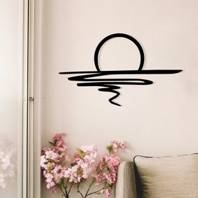 Nástěnná kovová dekorace Sparkle černá