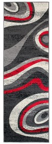 Kusový koberec PP Romus šedý atyp 100x300cm