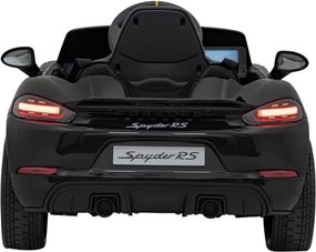 Elektrické autíčko Porsche Spyder RS 718 MP4 čierne
