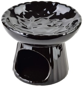 Keramická aroma lampa LILIEN 8,5 cm černá