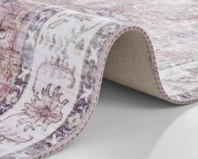 Hanse Home, Kusový koberec Asmar 104007 Raspberry / Red, 80x200, fialová, chodba / predsieň