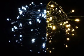 Nexos 39237 Vianočná svetelná reťaz 200 LED - 9 blikajúcich funkcií - 19,9 m