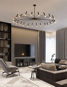 Toolight Toolight, stropná lampa 15xG9 APP1196-15CP, čierna, OSW-40113