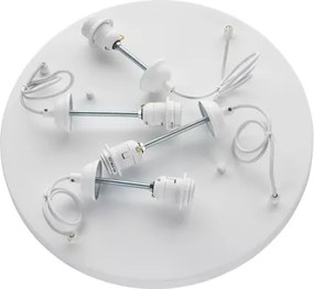 Brilagi - Závesné svietidlo WABI SABI na lanku 4xE27/40W/230V pr. 95 cm biela