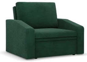 Kreslo ORBIT Poso rozkladacie, fľaškovo zelené