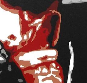 Ručne maľovaný POP Art obraz Taxi Driver | rôzne rozmery